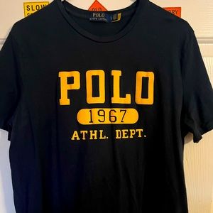 Dark Blue-Polo by Ralph Lauren Mens graphic tee